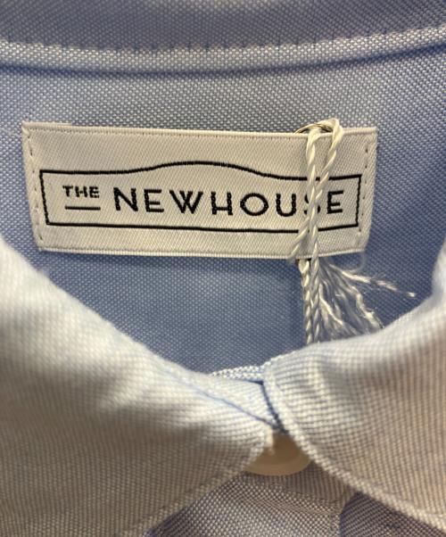 THE NEWHOUSE（ザ ニューハウス）THE NEWHOUSE (ザ ニューハウス) LILY POND SHIRT ブルー サイズ:フリーの古着・服飾アイテム