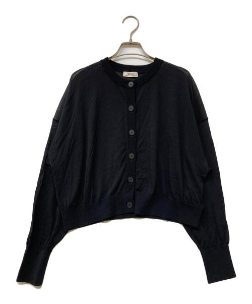 journal standard L'essage（ジャーナルスタンダード レサージュ）journal standard L'essage (ジャーナルスタンダード レサージュ) 24SS DANDELION カーディガン ブラック サイズ:Freeの古着・服飾アイテム