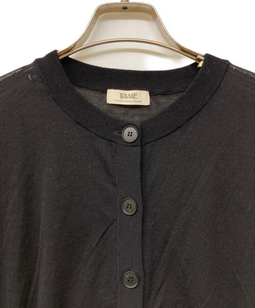 journal standard L'essage（ジャーナルスタンダード レサージュ）journal standard L'essage (ジャーナルスタンダード レサージュ) 24SS DANDELION カーディガン ブラック サイズ:Freeの古着・服飾アイテム