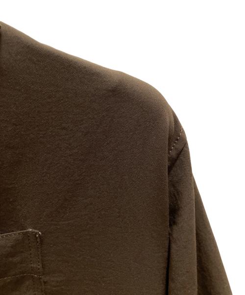 BLUEBIRD BOULEVARD（ブルーバードブルバード）BLUEBIRD BOULEVARD (ブルーバードブルバード) ワッシャーツイルドレス ブラウン サイズ:SIZE Mの古着・服飾アイテム