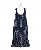 THE NEWHOUSEザ ニューハウス）の古着「ドットマキシワンピース」｜ネイビー