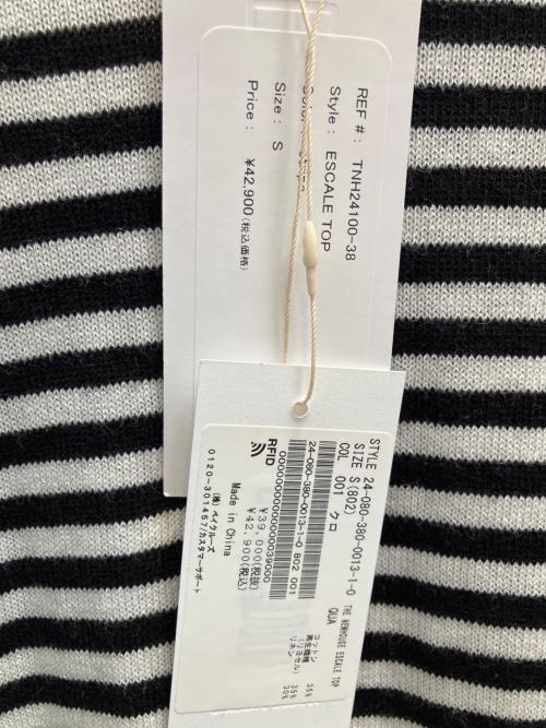 THE NEWHOUSE（ザ ニューハウス）THE NEWHOUSE (ザ ニューハウス) ESCALE TOP ブラック サイズ:Ｓの古着・服飾アイテム