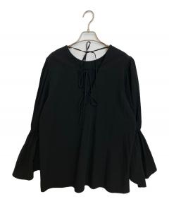 中古・古着通販】Uhr (ウーア) Ruffle Frill Shirt ブラウン サイズ
