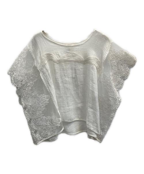 Maurizio Mykonos（マウリツィオ ミコノス）Maurizio Mykonos (マウリツィオ ミコノス) ブラウス ホワイト サイズ:М 未使用品の古着・服飾アイテム