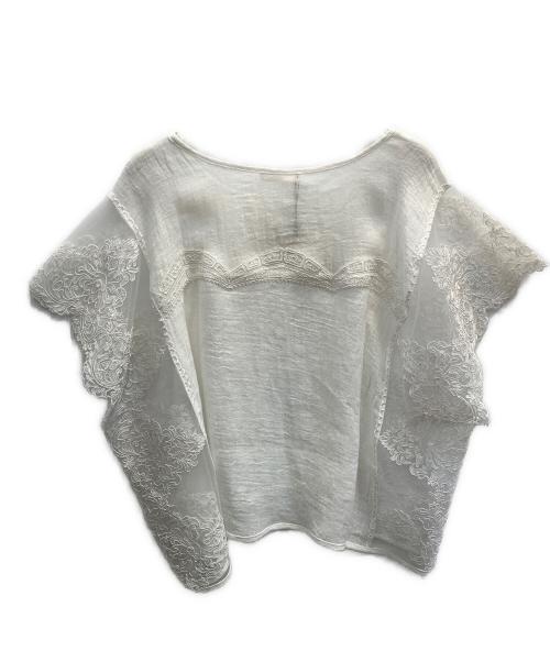 Maurizio Mykonos（マウリツィオ ミコノス）Maurizio Mykonos (マウリツィオ ミコノス) ブラウス ホワイト サイズ:М 未使用品の古着・服飾アイテム