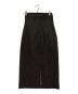 GABRIELA COLL GARMENTS (ガブリエラコールガーメンツ) ウールロングスカート ブラウン サイズ:S：13000円