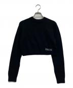 patouパトゥ）の古着「CROPPED JUMPER」｜ブラック