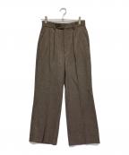 journal standard L'essageジャーナルスタンダード レサージュ）の古着「ツイードパンツ」｜ブラウン