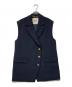 journal standard L'essage（ジャーナルスタンダード レサージュ）の古着「オーナメントボタンベスト」｜ネイビー