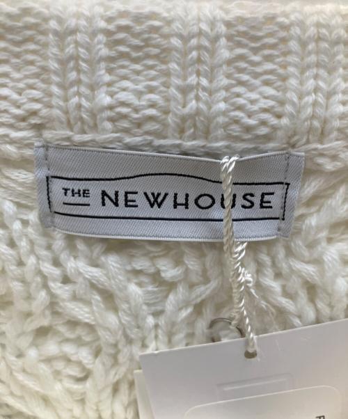 THE NEWHOUSE（ザ ニューハウス）THE NEWHOUSE (ザ ニューハウス) MORTON SWEATER ホワイト サイズ:フリーの古着・服飾アイテム