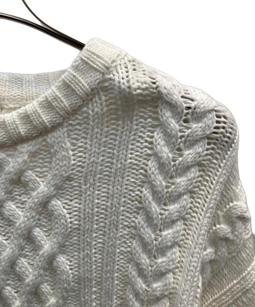 THE NEWHOUSE（ザ ニューハウス）THE NEWHOUSE (ザ ニューハウス) MORTON SWEATER ホワイト サイズ:フリーの古着・服飾アイテム