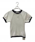 INSCRIREアンスクリア）の古着「Mesh Raglan Tee」｜ホワイト