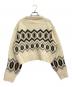 Ganni (ガニー) Chunky Graphic Wool Cropped アイボリー サイズ:M 未使用品：13000円