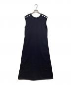 CINOH×Demi-Luxe Beamsチノ×デミルクス ビームス）の古着「別注パール付ワンピース」｜ネイビー