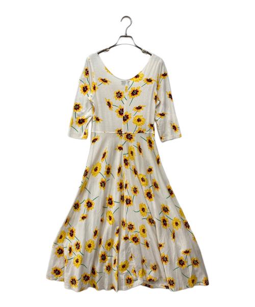 KENZO（ケンゾー）KENZO (ケンゾー) プリントワンピース アイボリー サイズ:Mの古着・服飾アイテム