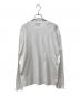 MAISON KITSUNE (メゾンキツネ) FOX HEAD PATCH REGULAR LONG-SLEEVED TEE-SHIRT ホワイト サイズ:S：7000円