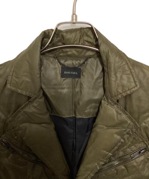 DIESEL（ディーゼル）DIESEL (ディーゼル) キルティングジャケット オリーブ サイズ:Sの古着・服飾アイテム