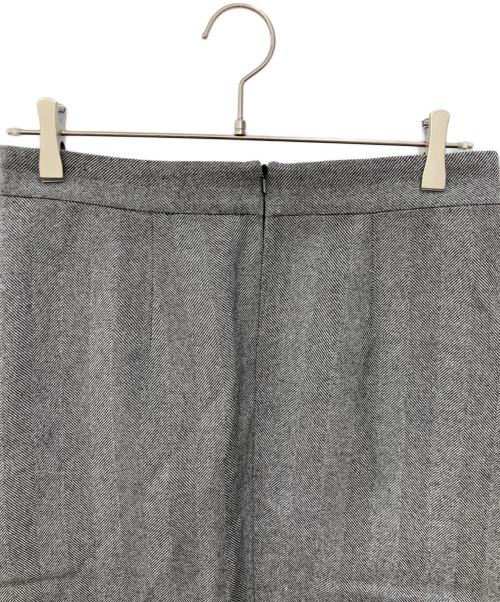 SPORT MAX（スポーツマックス）SPORT MAX (スポーツマックス) ラップデザインスカート グレー サイズ:SIZE 38の古着・服飾アイテム