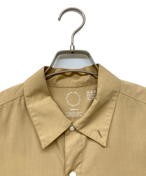 山と道（ヤマトミチ）山と道 (ヤマトミチ) Bamboo Shirt ベージュ サイズ:Ｓの古着・服飾アイテム