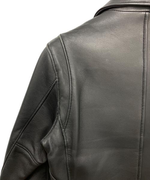 BEAUTY&YOUTH UNITED ARROWS（ビューティーアンドユースユナイテッドアローズ）BEAUTY&YOUTH UNITED ARROWS (ビューティーアンドユースユナイテッドアローズ) シープ ダブルライダースジャケット ブラック サイズ:Sの古着・服飾アイテム