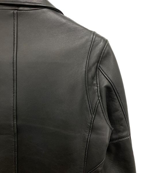 BEAUTY&YOUTH UNITED ARROWS（ビューティーアンドユースユナイテッドアローズ）BEAUTY&YOUTH UNITED ARROWS (ビューティーアンドユースユナイテッドアローズ) シープ ダブルライダースジャケット ブラック サイズ:Sの古着・服飾アイテム