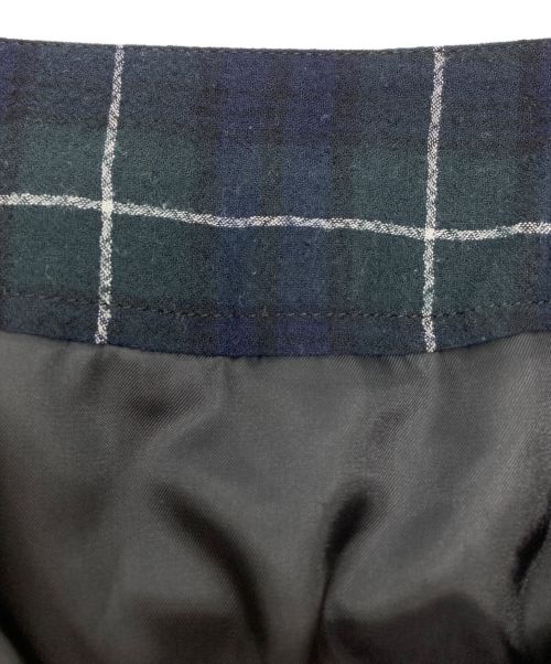 Spick and Span（スピックアンドスパン）Spick and Span (スピックアンドスパン) タータンバイアスロングスカート ネイビー×グリーン サイズ:SIZE 36の古着・服飾アイテム