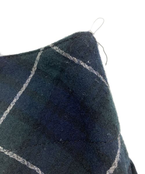 Spick and Span（スピックアンドスパン）Spick and Span (スピックアンドスパン) タータンバイアスロングスカート ネイビー×グリーン サイズ:SIZE 36の古着・服飾アイテム