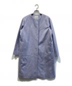INED CLAROイネドクラロ）の古着「ノーカラーカシミヤコート」｜ラベンダー