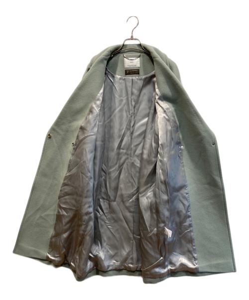 INED（イネド）INED (イネド) テーラードカラーコート グリーン サイズ:9の古着・服飾アイテム