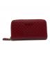GUCCI（グッチ）の古着「マイクログッチシマラウンドファスナーロングウォレット」｜レッド