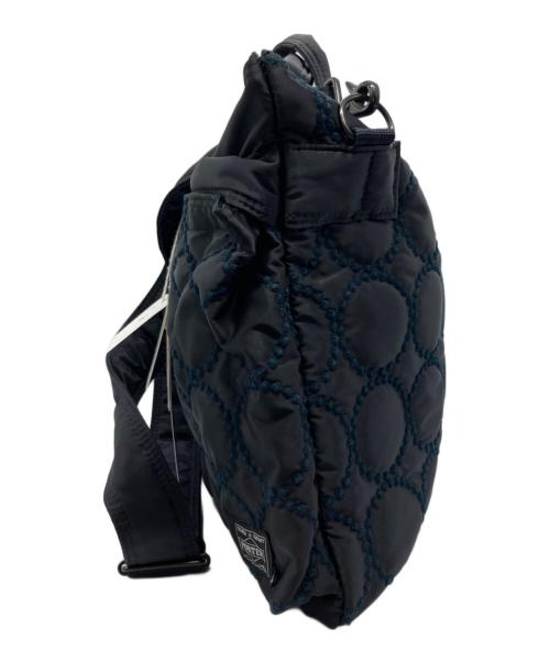 PORTER（ポーター）PORTER (ポーター) mina perhonen (ミナ ペルホネン) 2WAY SHORT HELMET BAG ネイビーの古着・服飾アイテム