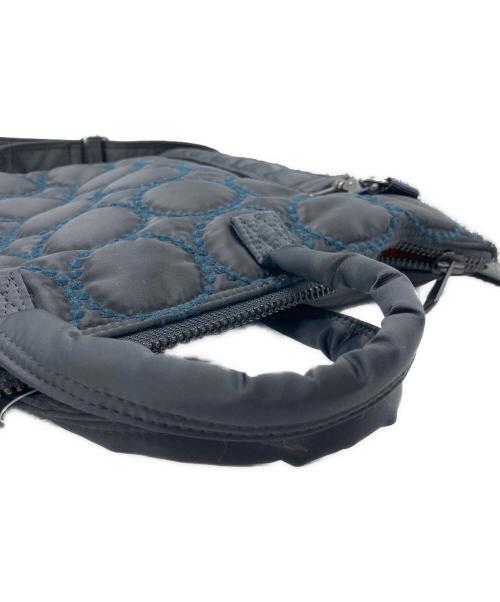 PORTER（ポーター）PORTER (ポーター) mina perhonen (ミナ ペルホネン) 2WAY SHORT HELMET BAG ネイビーの古着・服飾アイテム