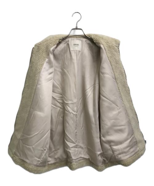 journal standard L'essage（ジャーナルスタンダード レサージュ）journal standard L'essage (ジャーナルスタンダード レサージュ) トスカーナボアブルゾン ベージュ サイズ:-の古着・服飾アイテム