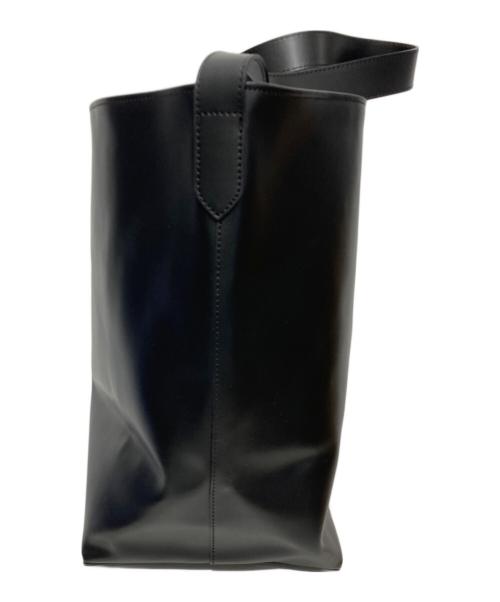 LA SCAIA（ラスカイア）LA SCAIA (ラスカイア) レザーワンショルダーバッグ ブラックの古着・服飾アイテム