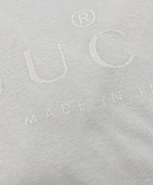 GUCCI（グッチ）GUCCI (グッチ) ロゴプリントTシャツ ホワイト サイズ:XLの古着・服飾アイテム