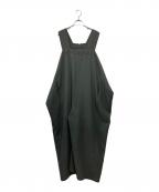 gommeゴム）の古着「Pリノンワイドオールインワン」｜グレー