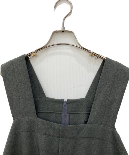 gomme（ゴム）gomme (ゴム) Pリノンワイドオールインワン グレー サイズ:Mの古着・服飾アイテム