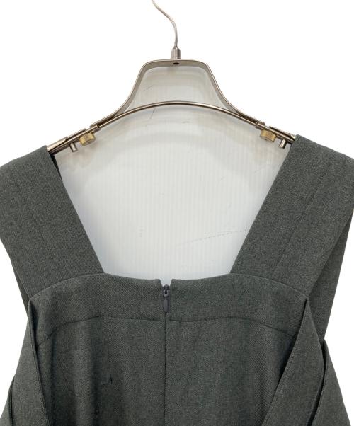 gomme（ゴム）gomme (ゴム) Pリノンワイドオールインワン グレー サイズ:Mの古着・服飾アイテム