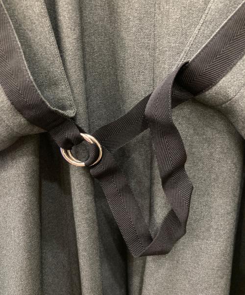 gomme（ゴム）gomme (ゴム) Pリノンワイドオールインワン グレー サイズ:Mの古着・服飾アイテム