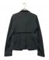 COMME des GARCONS (コムデギャルソン) カッティングデザイン エステルジャケット ブラック サイズ:S：15000円