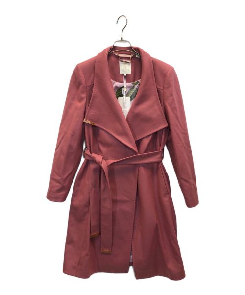 ted baker（テッドベーカー）TED BAKER (テッドベーカー) チェスターコート ピンク サイズ:3 未使用品の古着・服飾アイテム