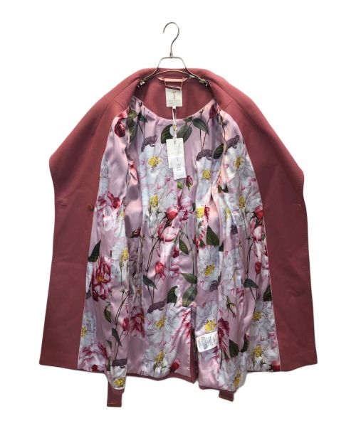 ted baker（テッドベーカー）TED BAKER (テッドベーカー) チェスターコート ピンク サイズ:3 未使用品の古着・服飾アイテム