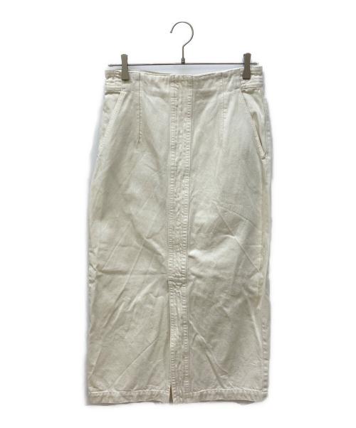 BEIGE（ベイジ）BEIGE (ベイジ) VICTOR デニムスカート アイボリー サイズ:6の古着・服飾アイテム