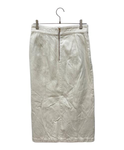 BEIGE（ベイジ）BEIGE (ベイジ) VICTOR デニムスカート アイボリー サイズ:6の古着・服飾アイテム