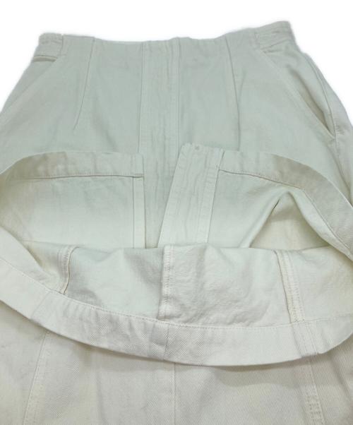BEIGE（ベイジ）BEIGE (ベイジ) VICTOR デニムスカート アイボリー サイズ:6の古着・服飾アイテム