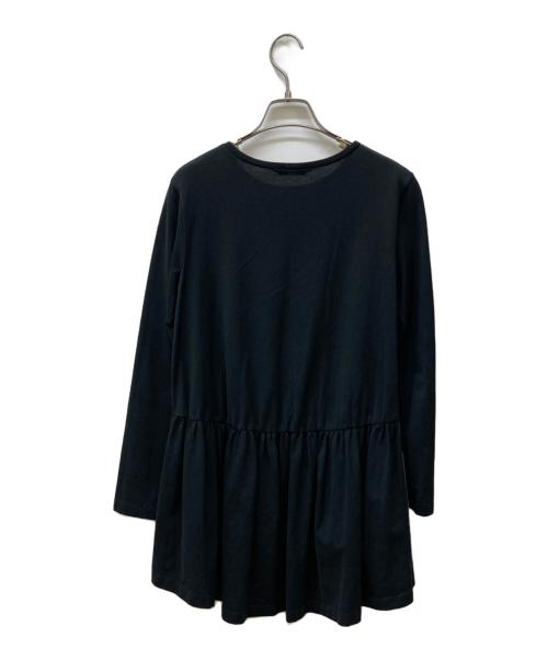 LE PHIL（ル フィル）LE PHIL (ル フィル) ペプラムトップス ブラック サイズ:FREEの古着・服飾アイテム