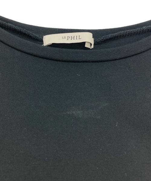 LE PHIL（ル フィル）LE PHIL (ル フィル) ペプラムトップス ブラック サイズ:FREEの古着・服飾アイテム