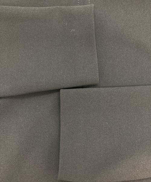 BLENHEIM（ブレンヘイム）BLENHEIM (ブレンヘイム) ニットジョーゼットVネックワンピース ブラック サイズ:Mの古着・服飾アイテム