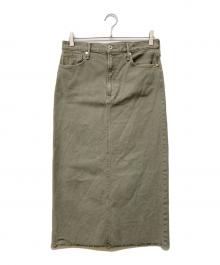 upper hights（アッパーハイツ）の古着「THE CAMPBELL ストレッチスカート」｜カーキ