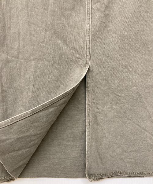 upper hights（アッパーハイツ）upper hights (アッパーハイツ) THE CAMPBELL ストレッチスカート カーキ サイズ:2の古着・服飾アイテム